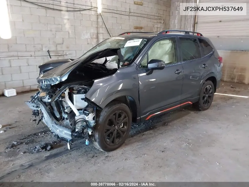 Photo 3 of vehicle VIN JF2SKAJCXPH537649